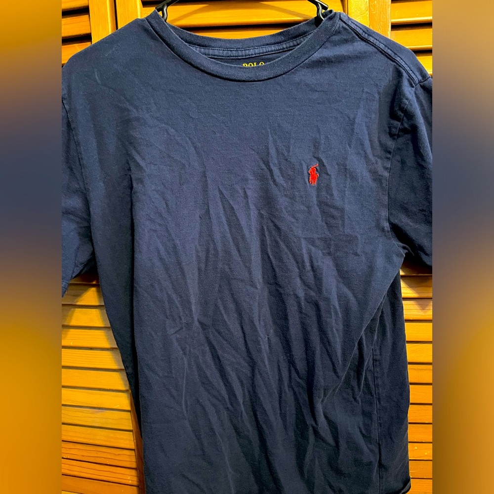 Kids Navy Blue Polo T-Shirt